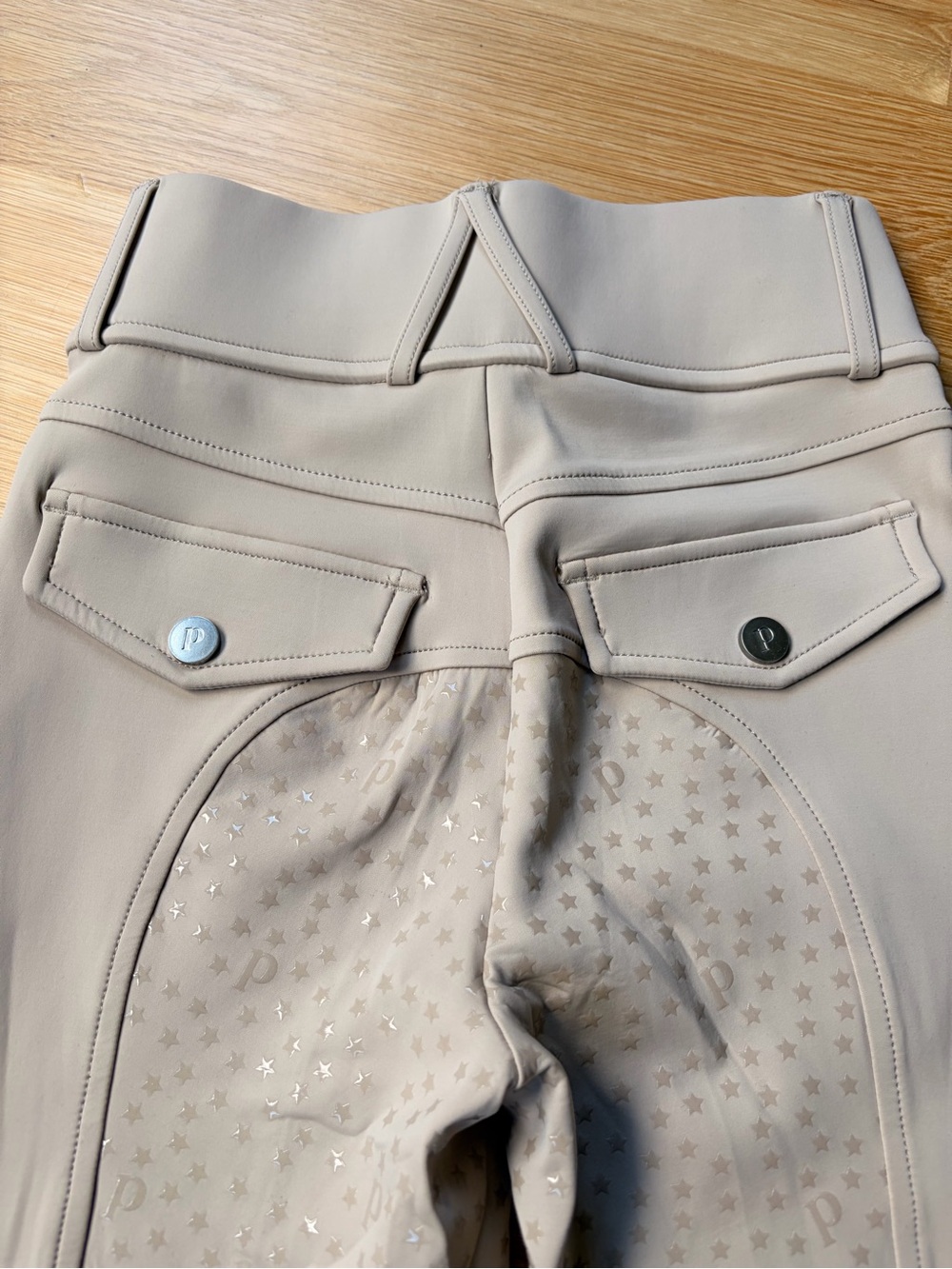Pomme Cobblestone Beige Riding Breeches with Silicone full Seat new